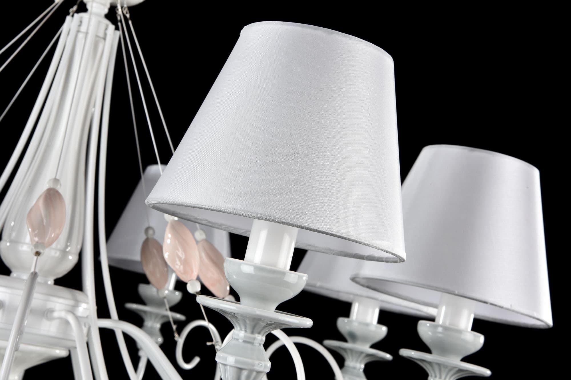 Maytoni Elegant Adelia Жемчужный белый Люстра 8xE14 40W ARM540-08-W — миниатюра 5