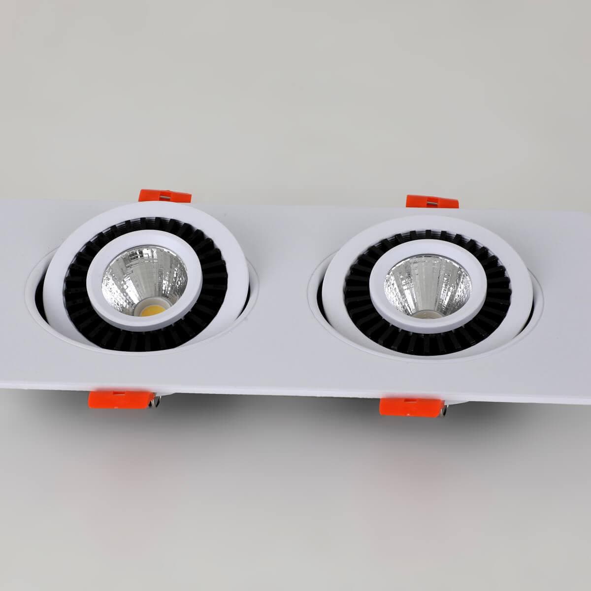 Favourite Cardine врезной светильник L230*W120*H35, cutout:L190*W95 2*LED*5W, 800LM, 4000K, included 2417-2U — миниатюра 2