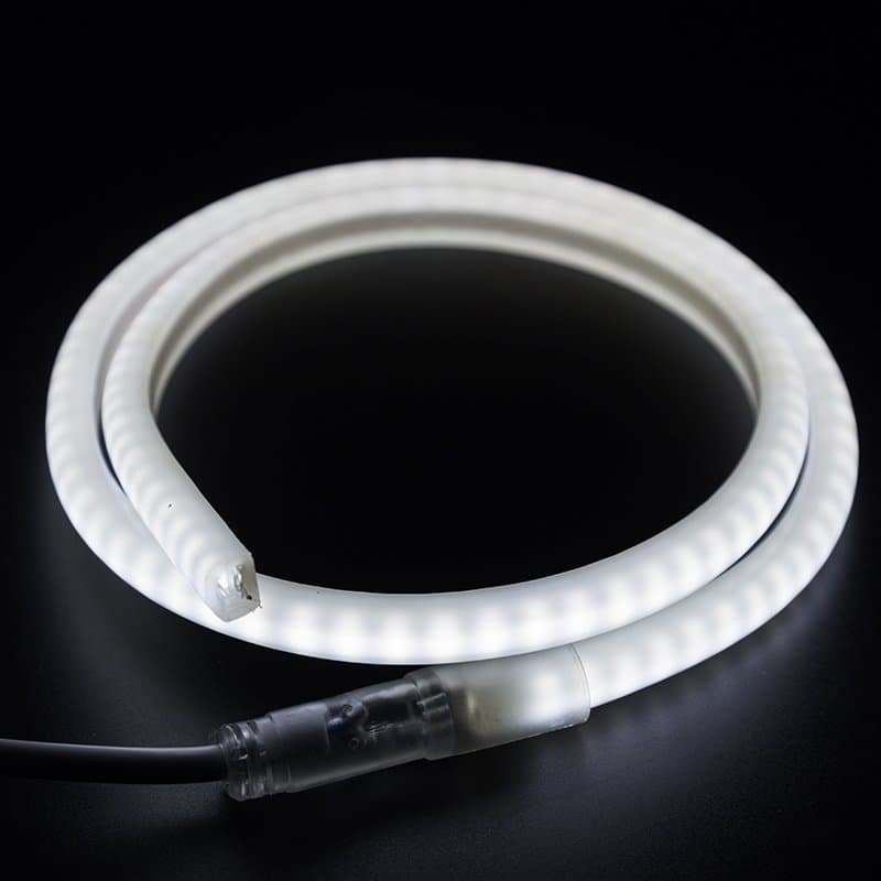 NEON-NIGHT Гибкий Неон LED SMD 12х12 мм, форма - D, белый, 120 LED/м, бухта 100м 131-075