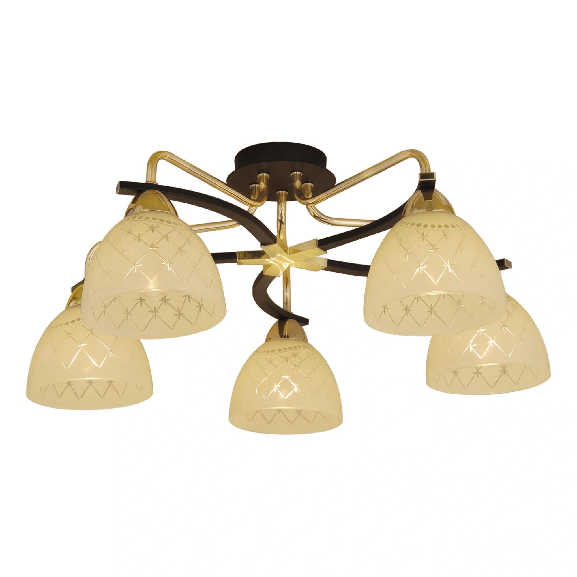 Citilux CL152252 Кристи Беж.+Зол. Светильник Люстра
