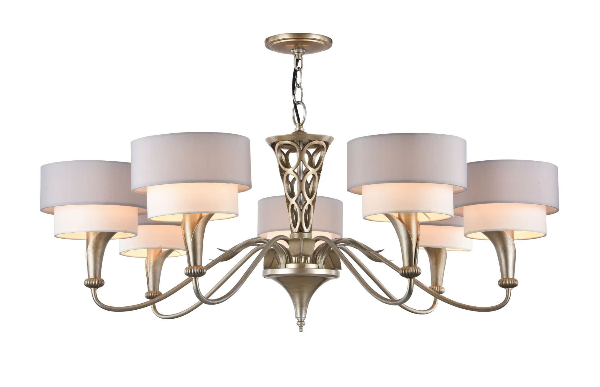 Maytoni House Lillian Серебро Антик Люстра 7xE14 40W H311-07-G — миниатюра 3