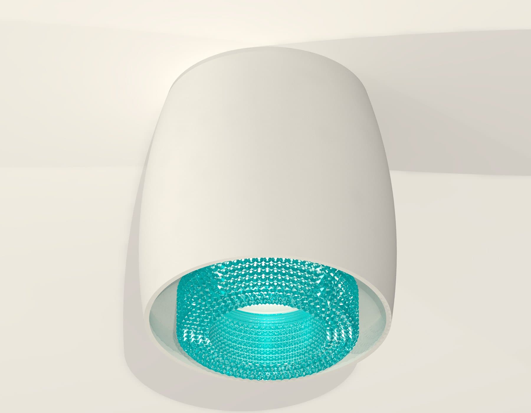 Ambrella Комплект накладного светильника с композитным хрусталем XS1141023 SWH/BL белый песок/голубой MR16 GU5.3 (C1141, N7194) — миниатюра 2