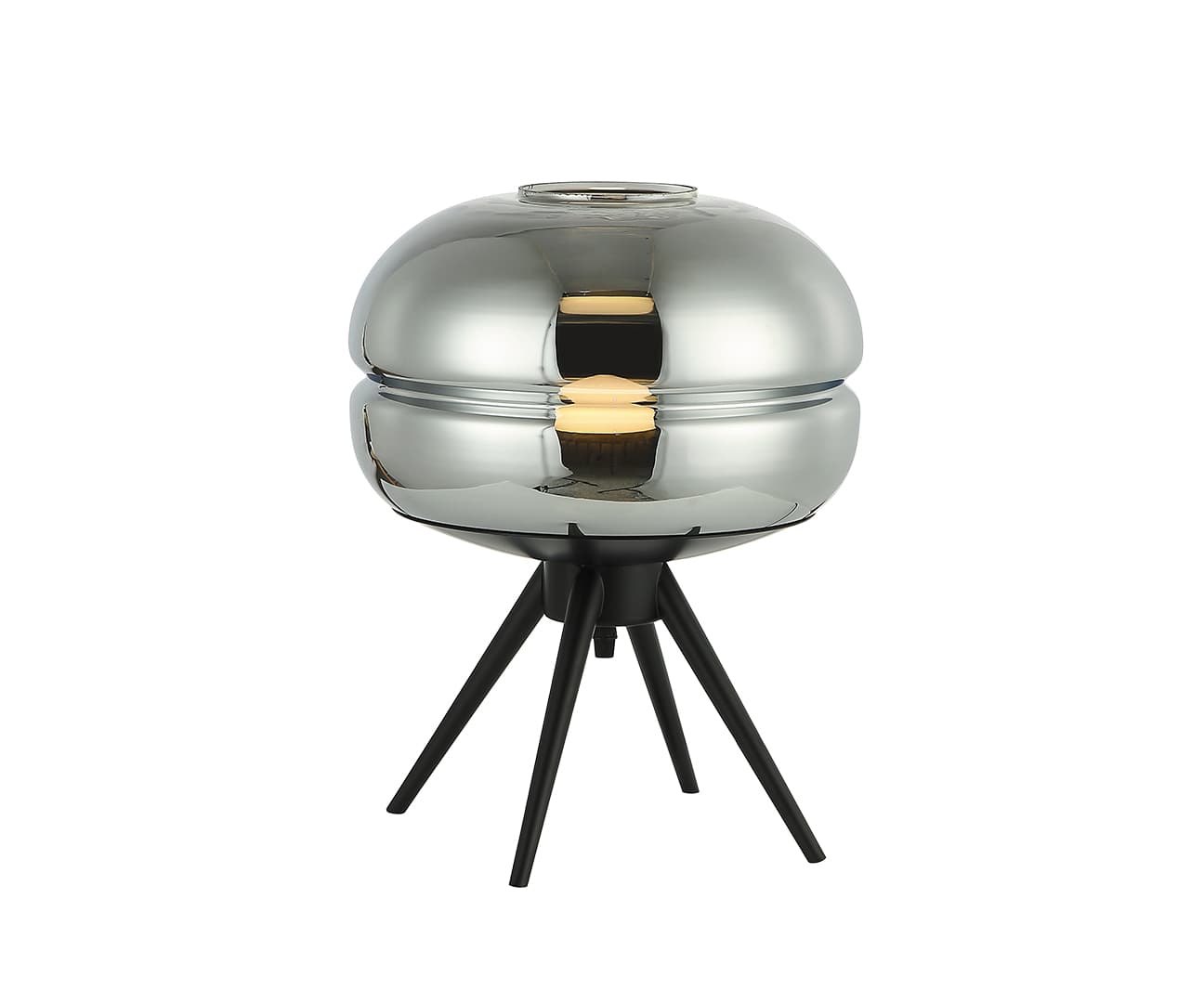 Kink Light 07706-T,19(16) Настольная лампа Омер черный d30 h36 E27 1*40W