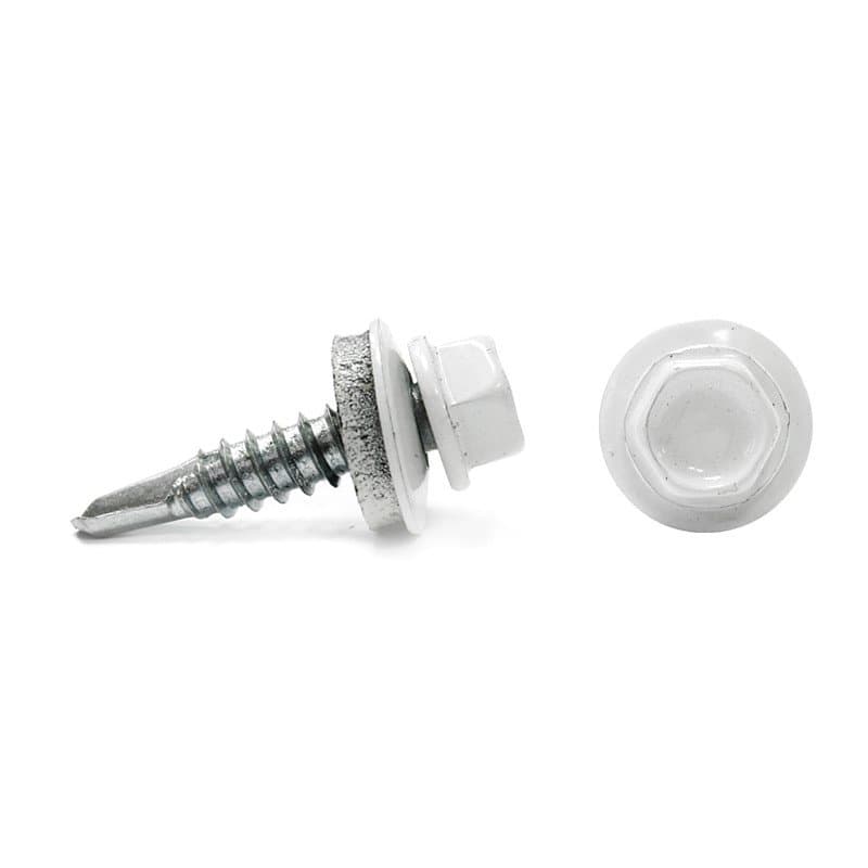 Tech-Krep Саморез КР св. 4,8х28 RAL-9003 (ярко-белый) (300 шт) - ведро 127872