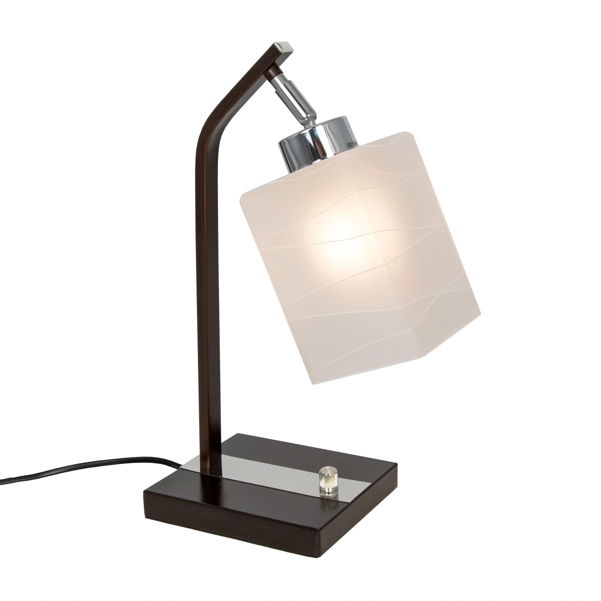 Citilux CL127811 Оскар Хром+Венге Светильник Настольный