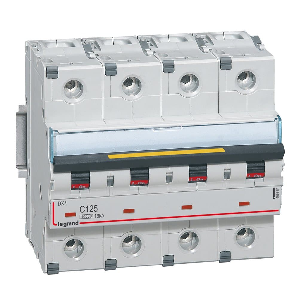 Legrand DX3 Автоматический выключатель 4P 125A (С) 10kA/16kA 409364