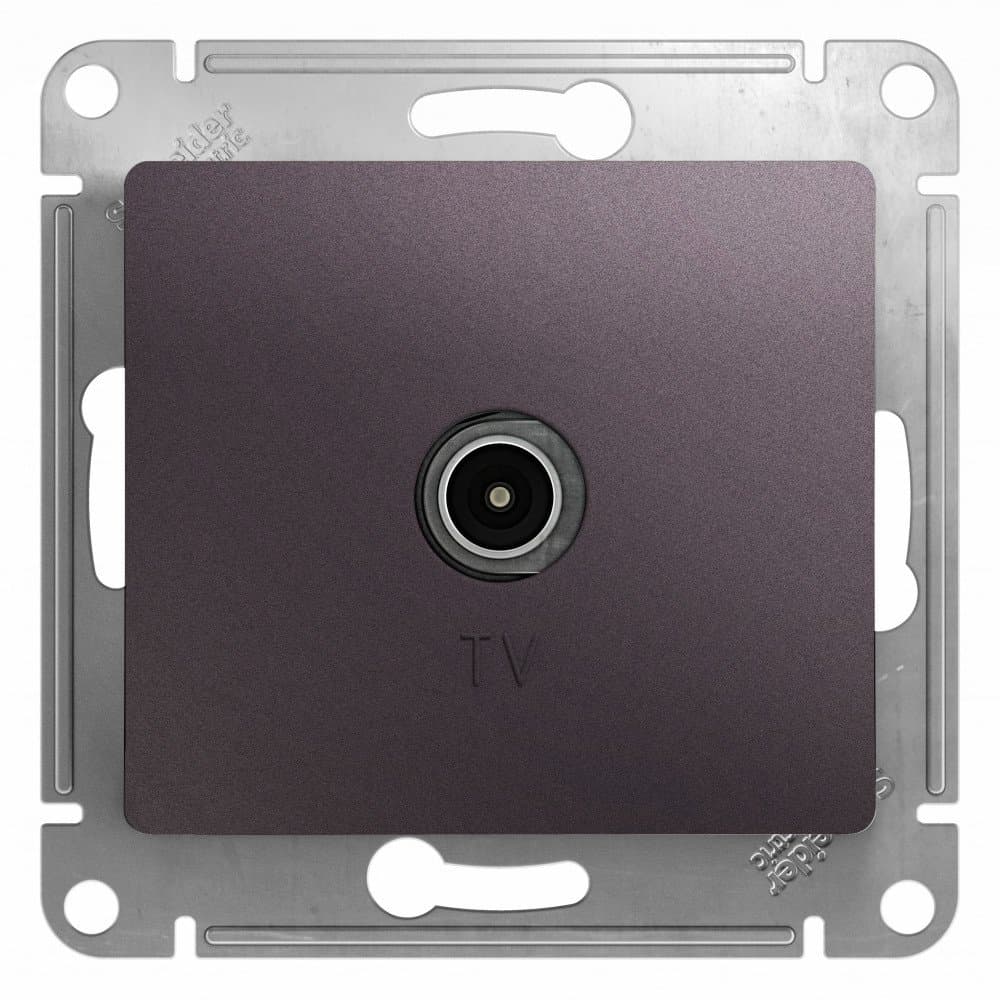 Systeme Electric Glossa Сиреневый туман Розетка TV коннектор