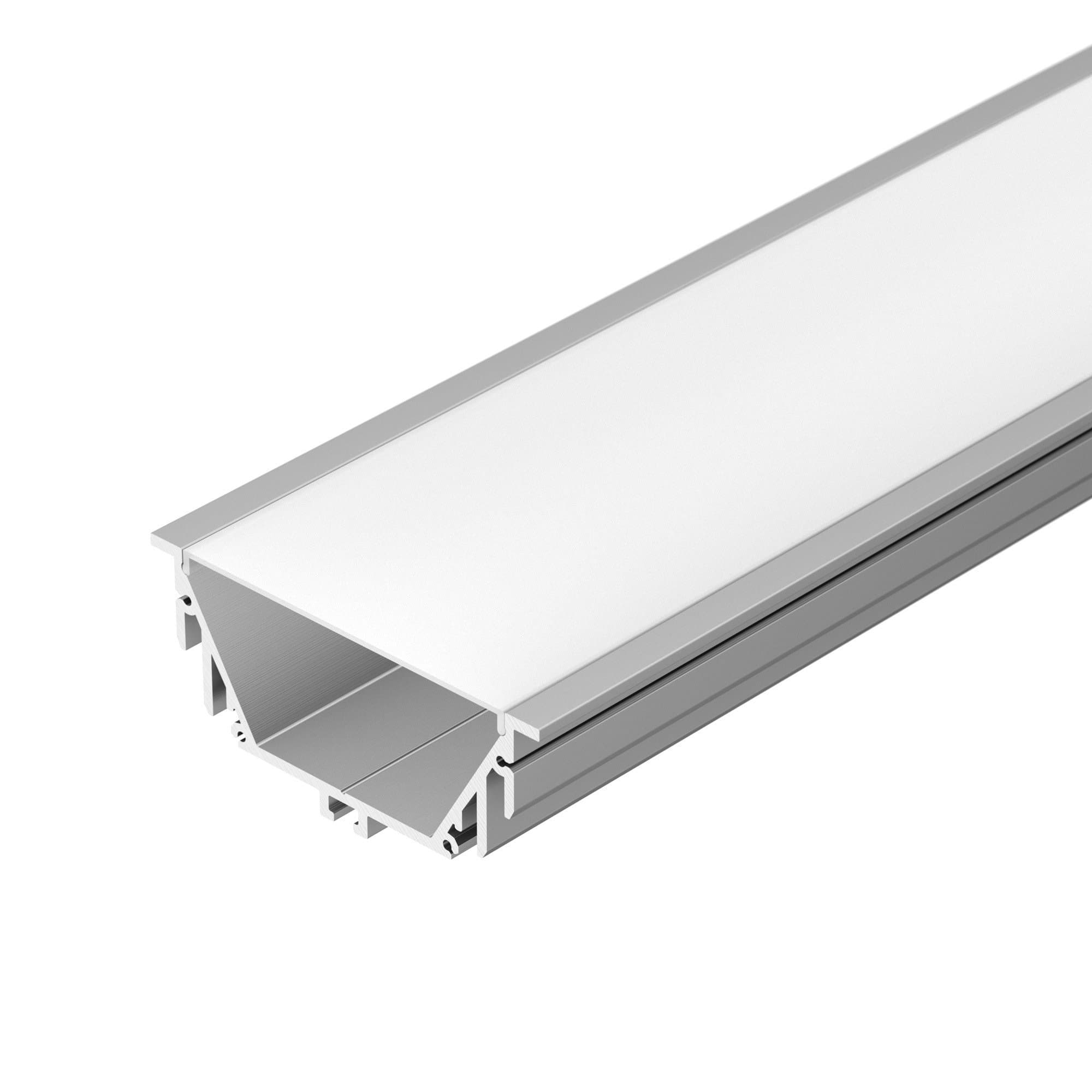 Arlight Профиль с экраном ALU-POWER-RW80F-2000 ANOD+FROST (Алюминий) 016472