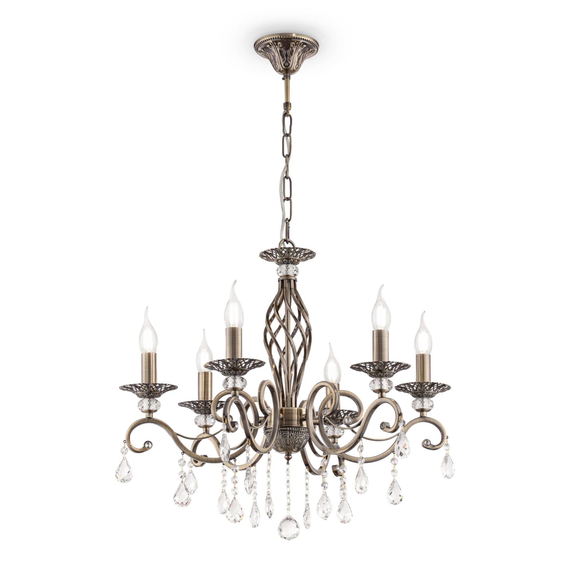 Maytoni Royal Classic Grace Латунь Люстра 6xE14 60W RC247-PL-06-R — миниатюра 3