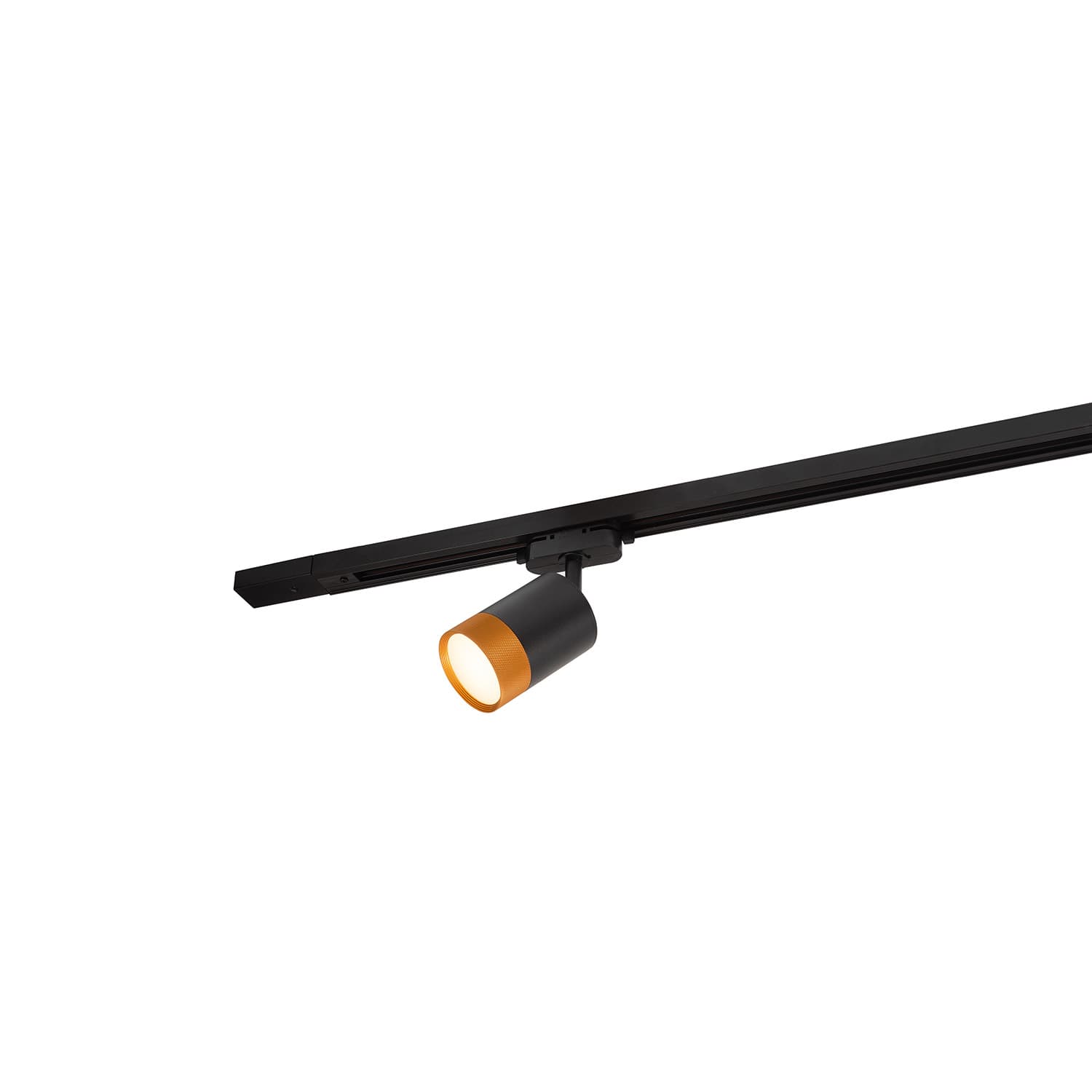 Denkirs DK6405-BG Трековый светильник IP 20, 7 Вт, LED 3000, черный/золотой, алюминий