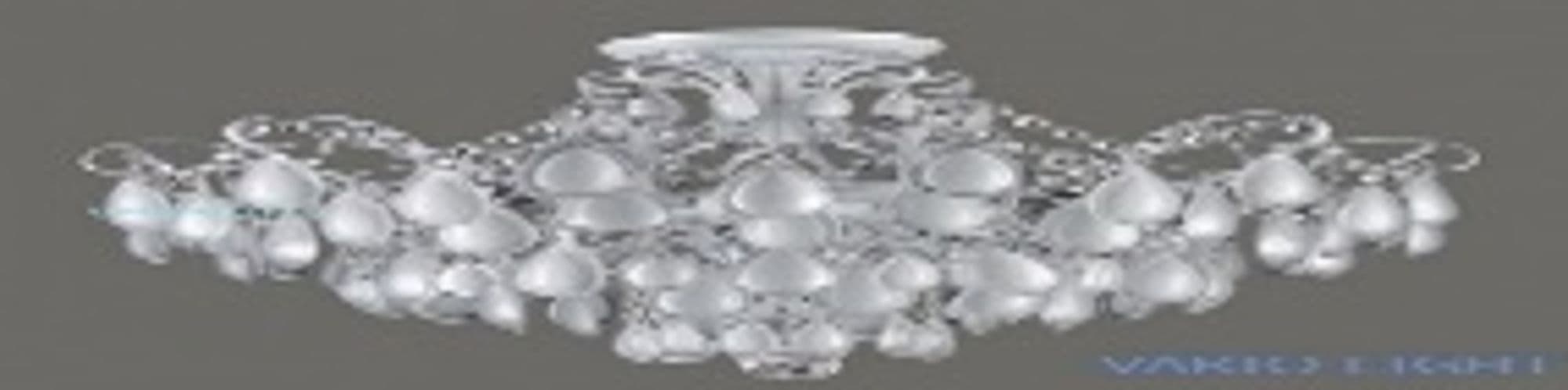Freya Classic Chabrol Серебро Люстра E14 40W FR2302CL-09S — миниатюра 4