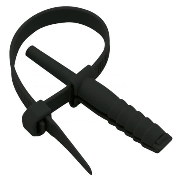 EKF PROxima Хомут дюбельный черный (7х150) (50шт.)