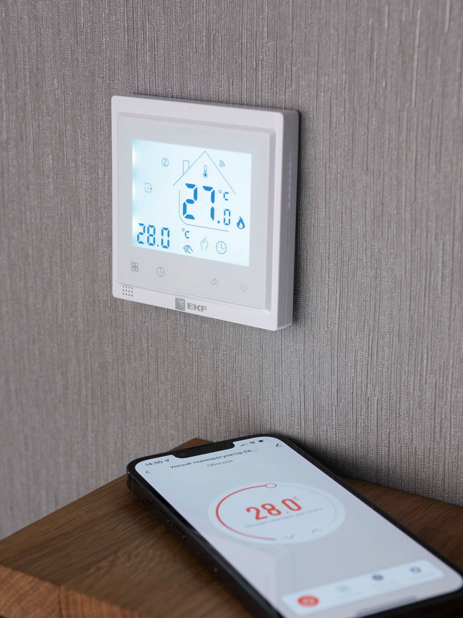 EKF PROxima Умный термостат для теплых полов Wi-Fi Connect — миниатюра 10