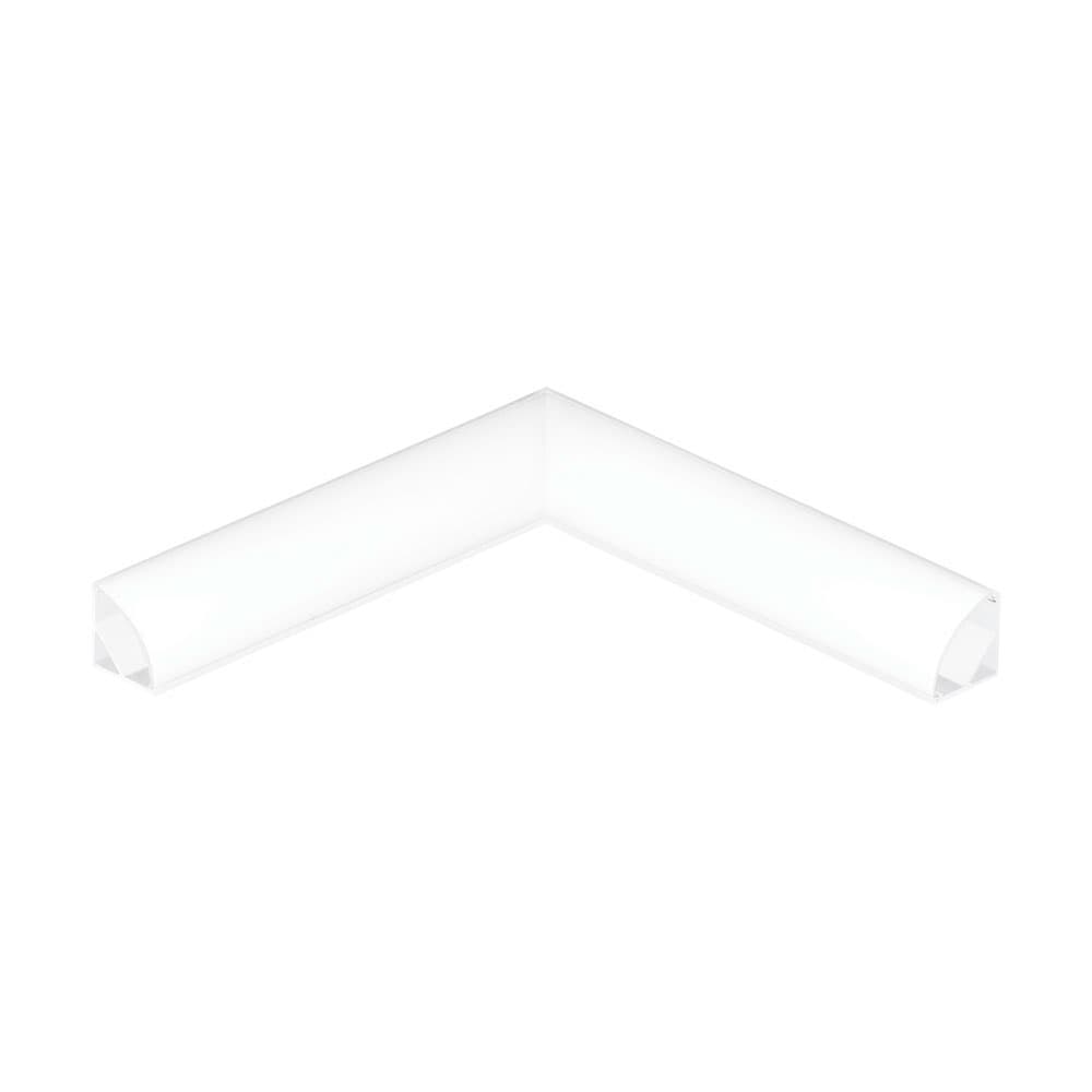 Eglo 98947 Профиль угловой 90° CORNER PROFIL 1 к арт. 98945, L110, алюминий, белый/пластик, белый