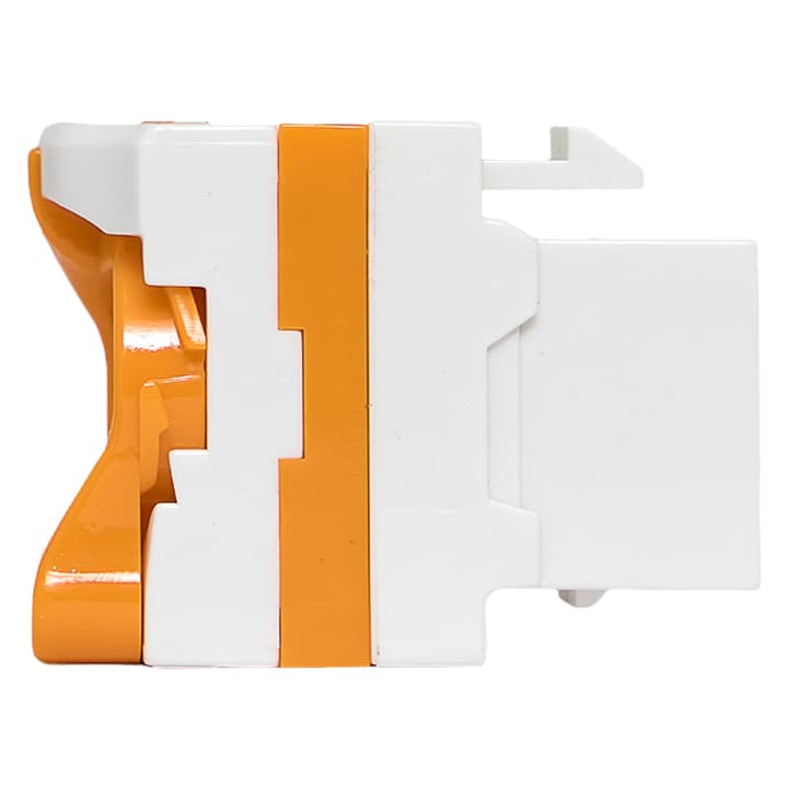 EKF Модуль Keystone TERACOM CS Cat.6A неэкранированный 110 IDC 180 градусов самозажимной (Toolless) оранжевый — миниатюра 3
