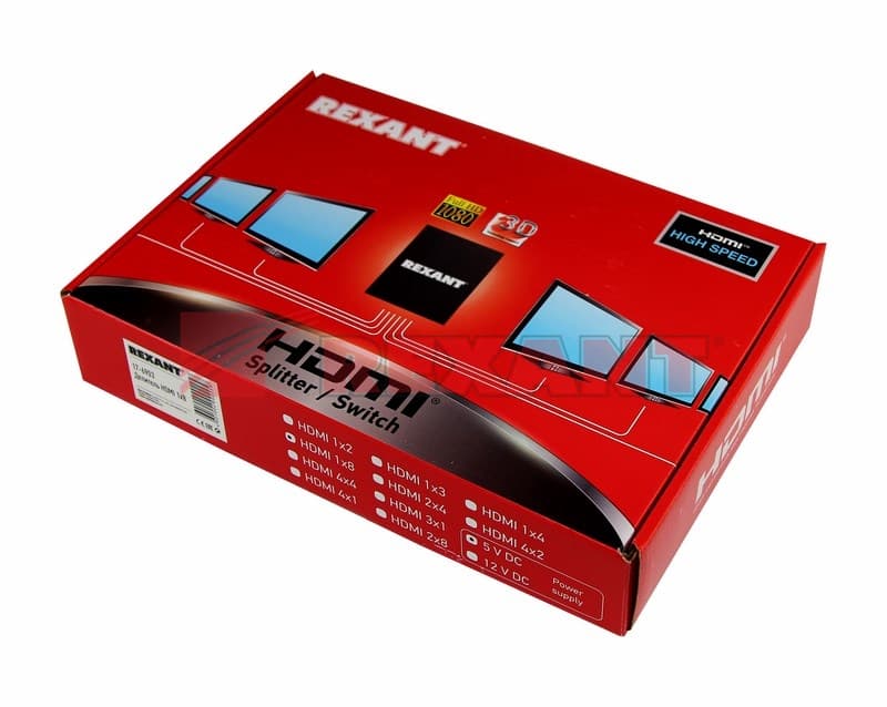 Делитель HDMI 1x8 Rexant 17-6903 — миниатюра 2