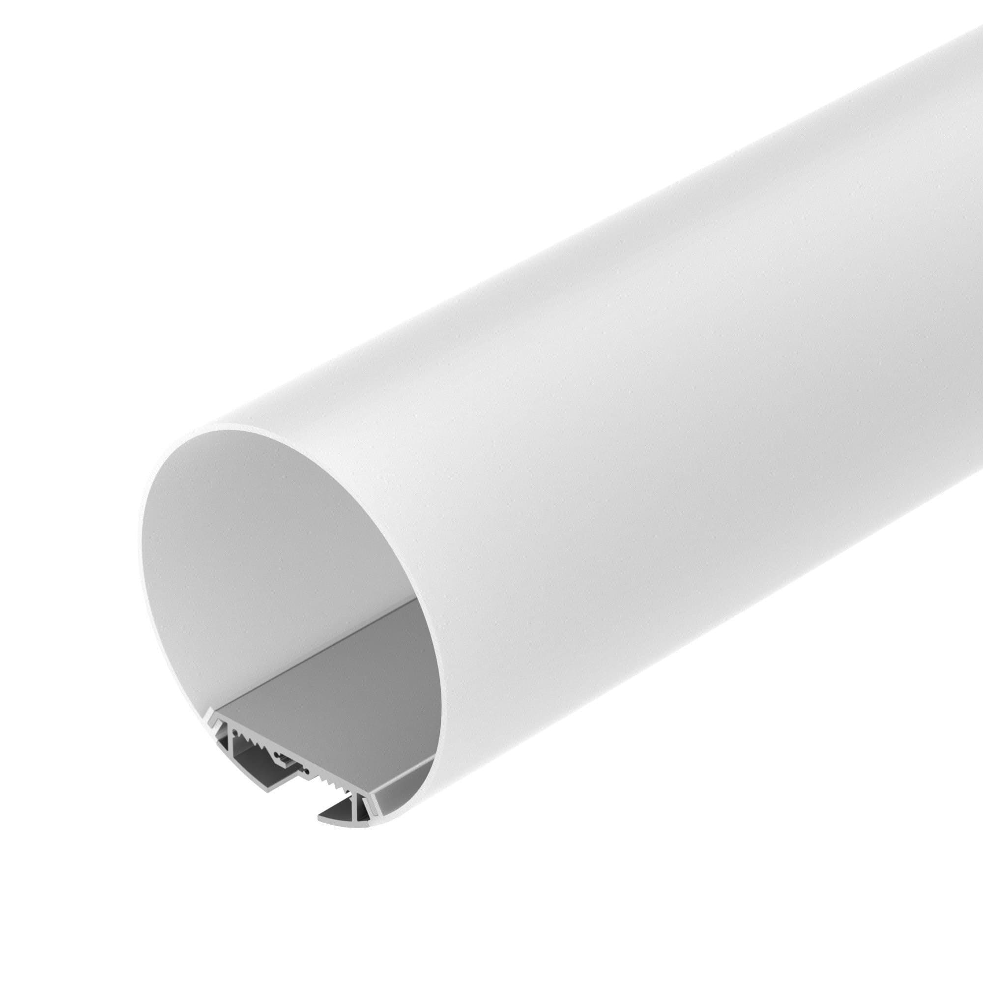 Arlight Профиль с экраном SL-ROUND-D120-2500 ANOD+OPAL (Алюминий) 020475 — миниатюра 1