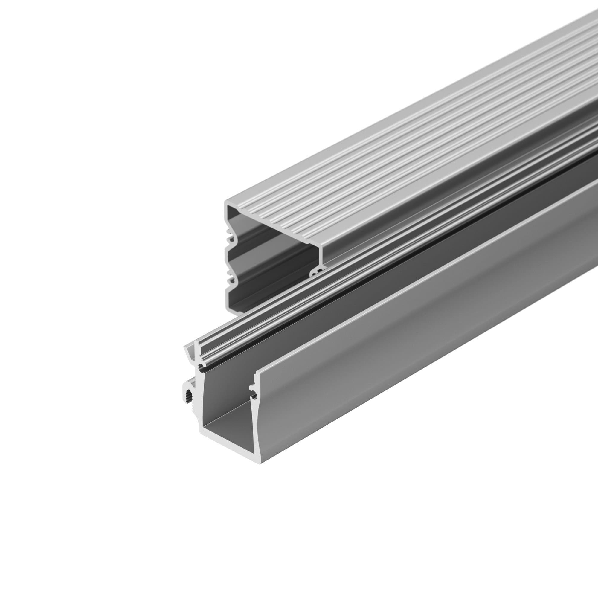 Arlight Профиль с экраном ALU-BASE-WH28-2000 ANOD+FROST (Металл) 015460 — миниатюра 3