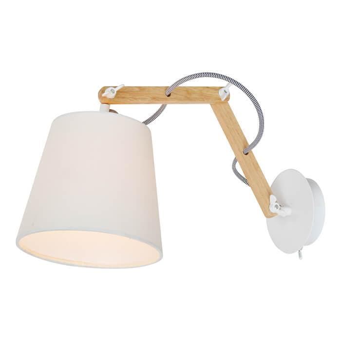Arte Lamp Pinocchio Белый Бра 40W E14 A5700AP-1WH — миниатюра 1