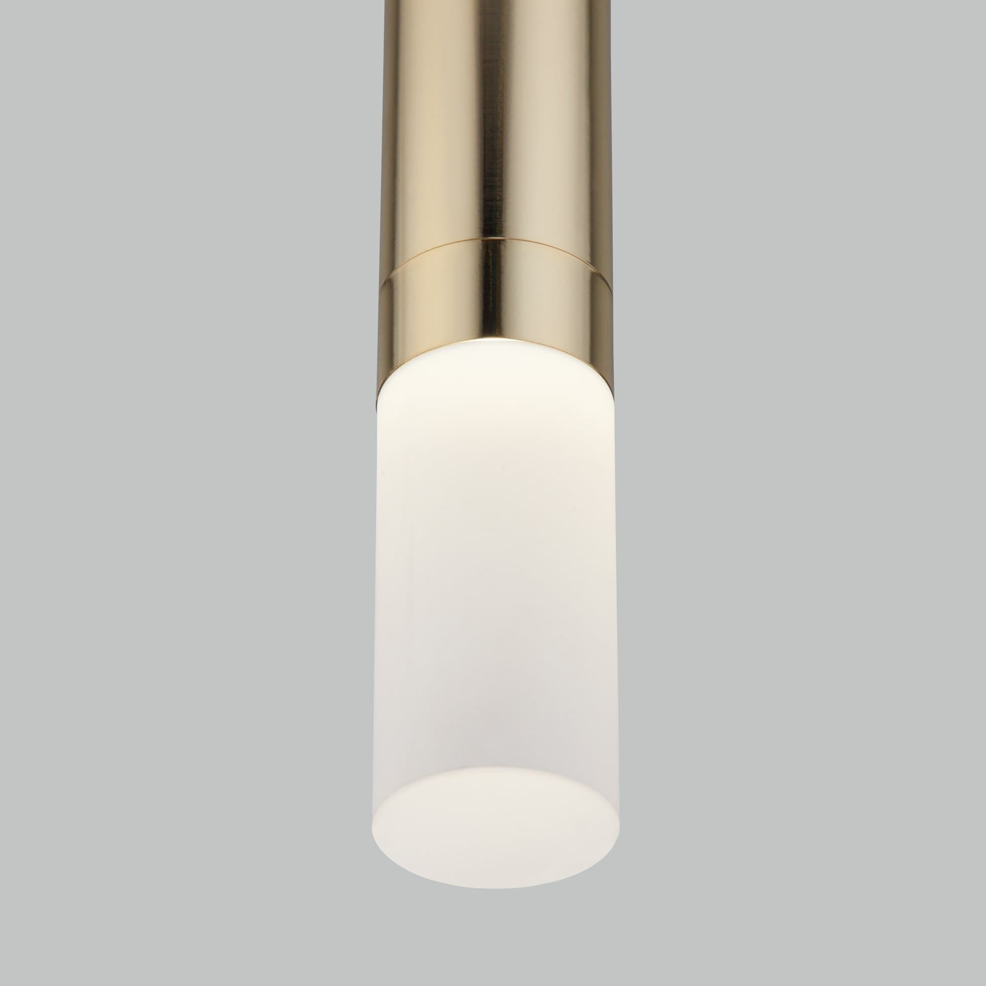 Eurosvet 50210/1 LED Светильник подвесной золото a054208 — миниатюра 2