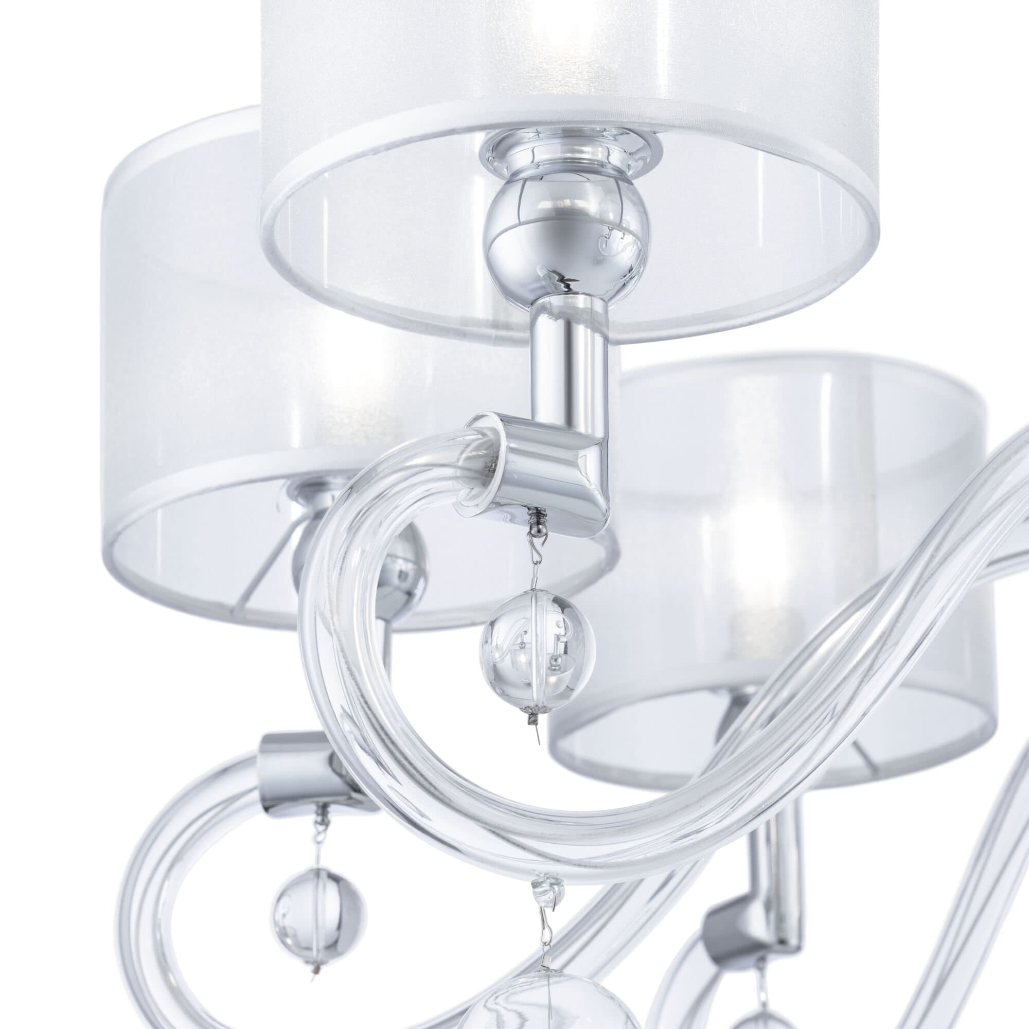 Maytoni Neoclassic Bubble Dreams Хром Подвесная люстра 8xE14 40W MOD603-08-N — миниатюра 7