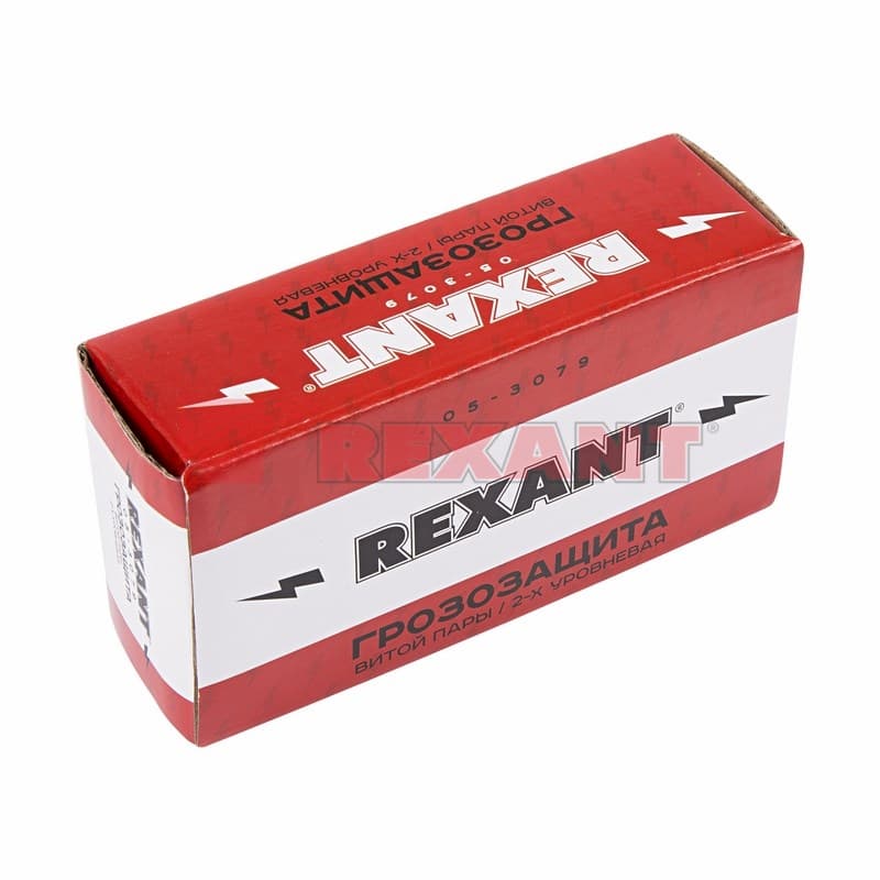 Грозозащита витой пары RJ45 Разъем Rexant 05-3079 — миниатюра 2