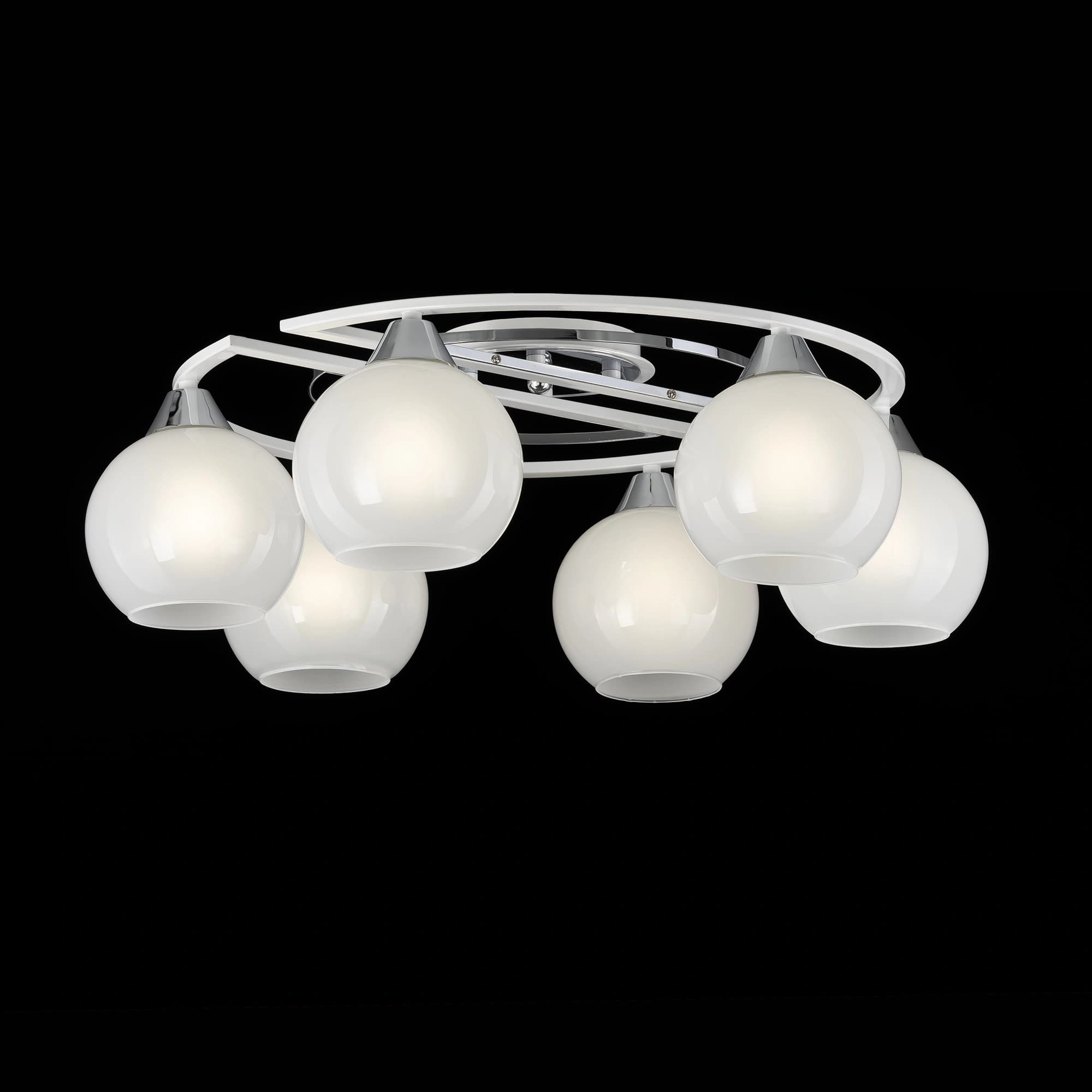 Citilux CL121160 Отто Белый+Хром Люстра — миниатюра 3