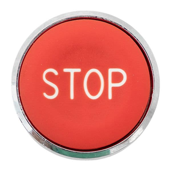 EKF Исполнительный механизм кнопки "STOP" XB4 красный плоский возвратный без фиксации IP65 — миниатюра 2