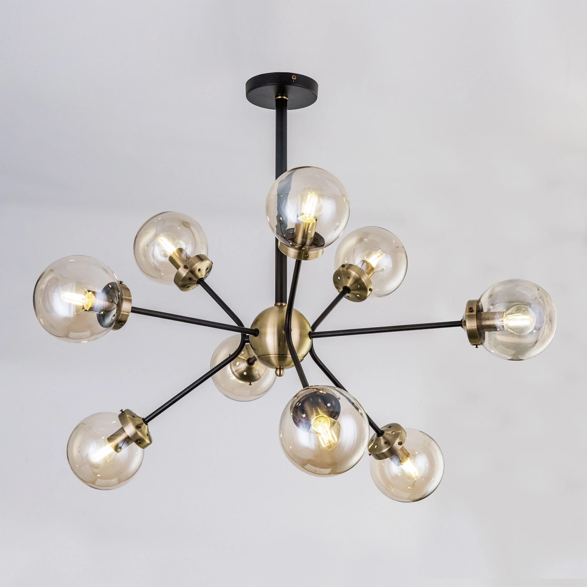 Citilux CL105295 Планета Черн+Дымч. Люстра — миниатюра 2