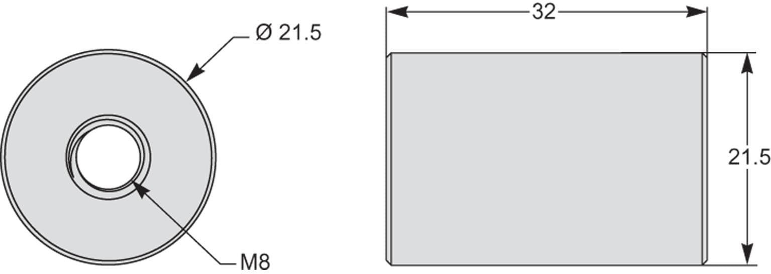SE Powerlogic Цилиндр 12,5мм (METSECT5CYL1) — миниатюра 2