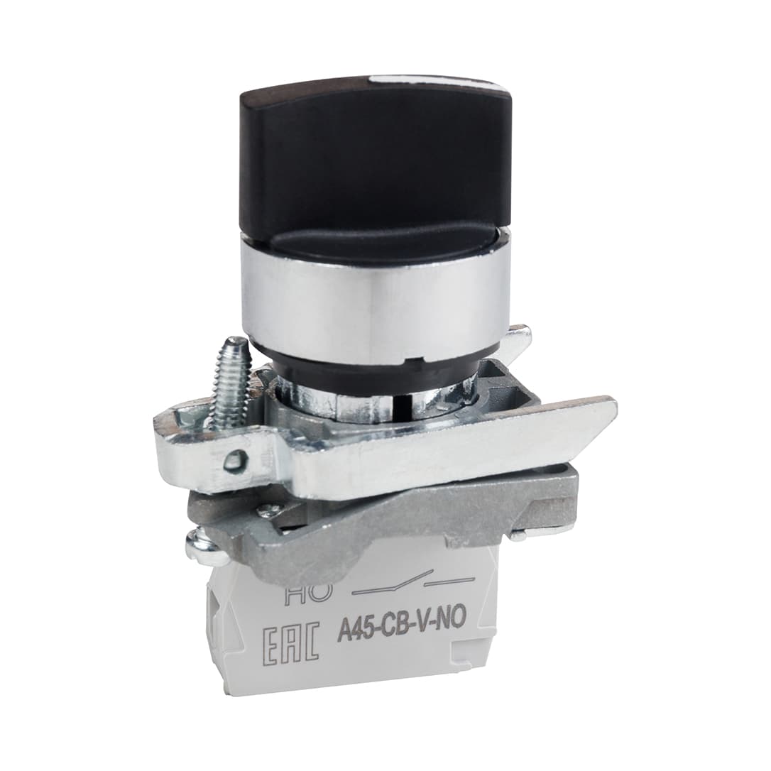 КЭАЗ Переключатель OptiSignal D22 C4-S-21 2 положения металл 1НО XB4BD21