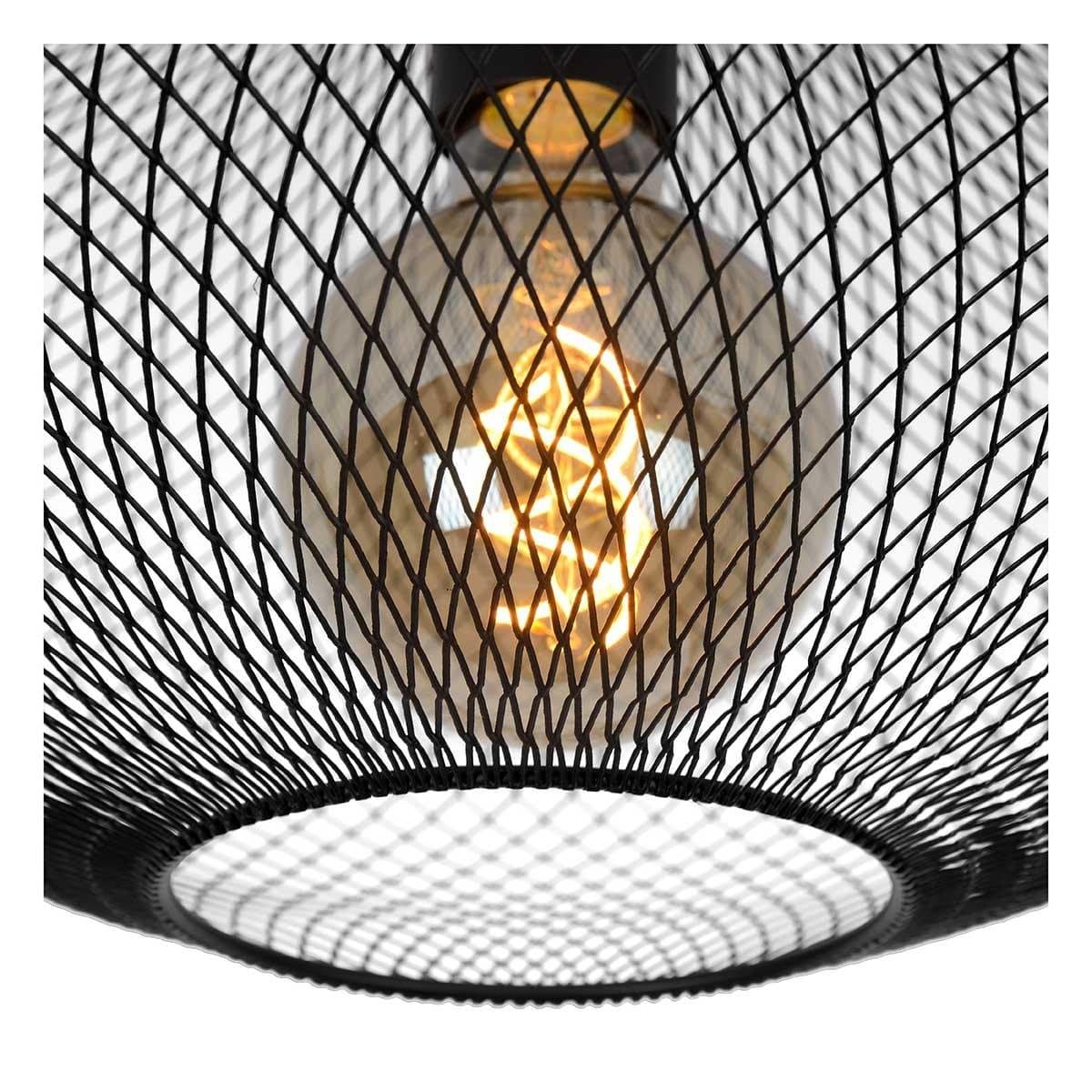 Lucide MESH Черный Потолочный светильник 21123/45/30 — миниатюра 4