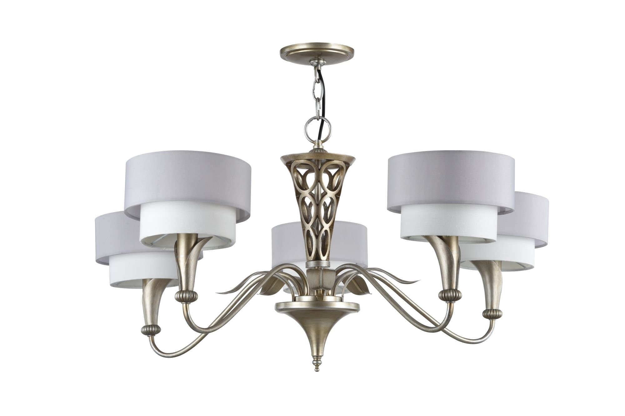 Maytoni House Lillian Серебро Антик Люстра 5xE14 40W H311-05-G — миниатюра 7