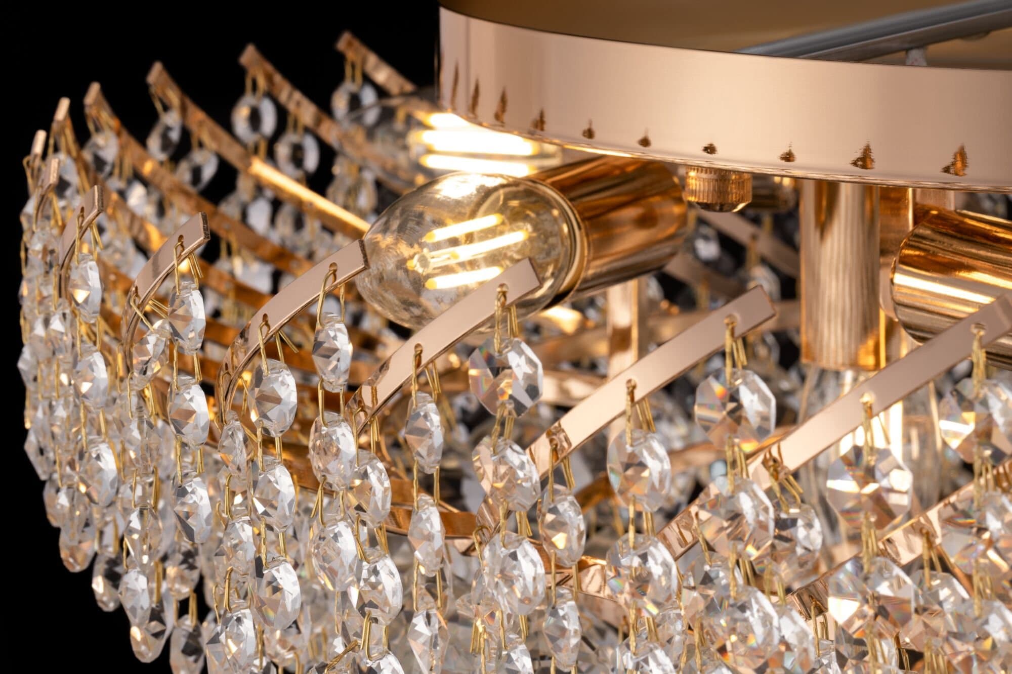 Maytoni Royal Classic Karolina Золото Люстра 9xE14 40W DIA120-09-G — миниатюра 7
