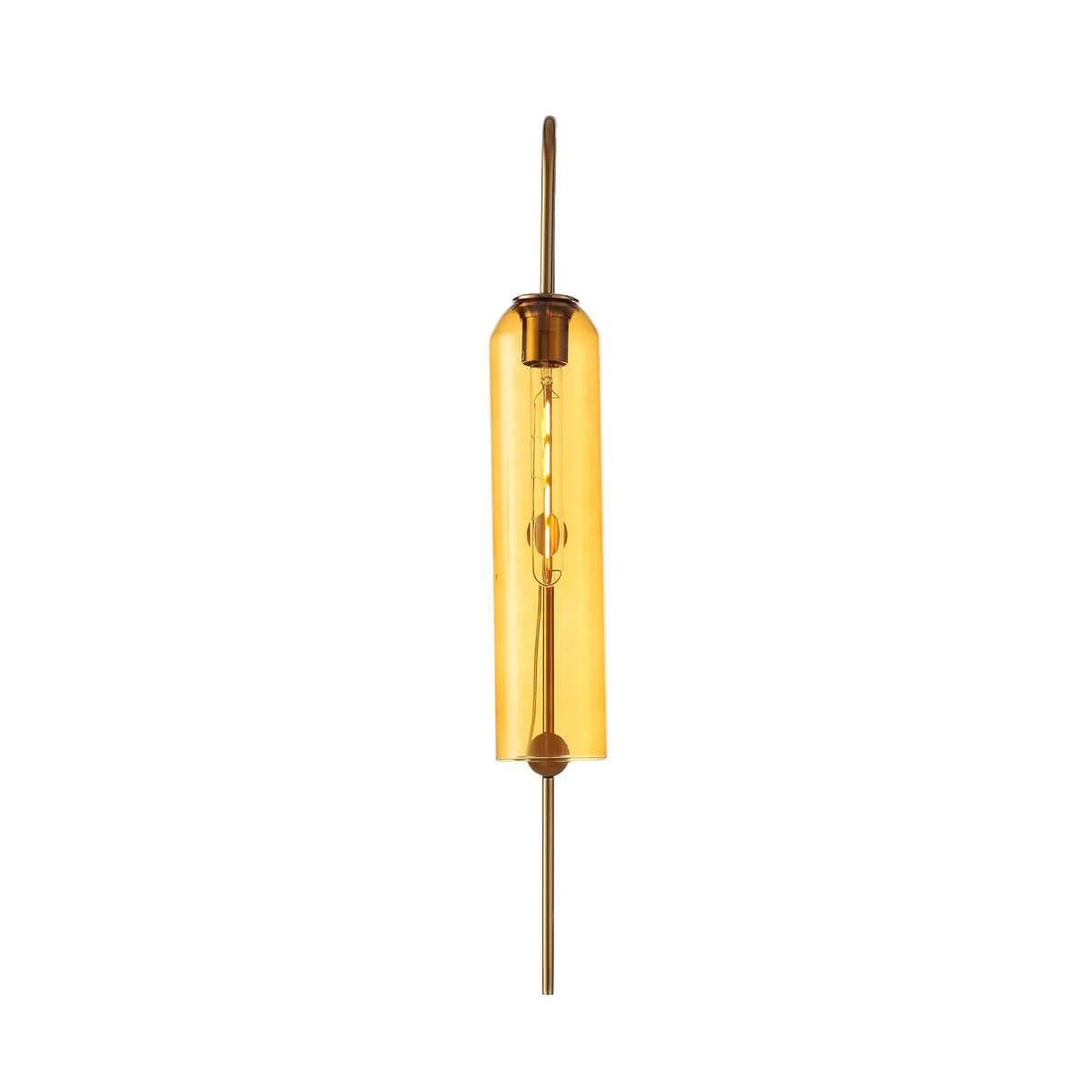 ST Luce SL1145.391.01 Светильник настенный Латунь/Янтарный E27 1*60W — миниатюра 4