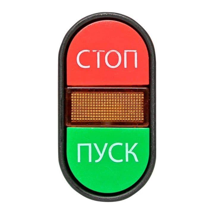 EKF PROxima Кнопка APBB-22N "Пуск-Стоп" овальная 220В NO+NC — миниатюра 6