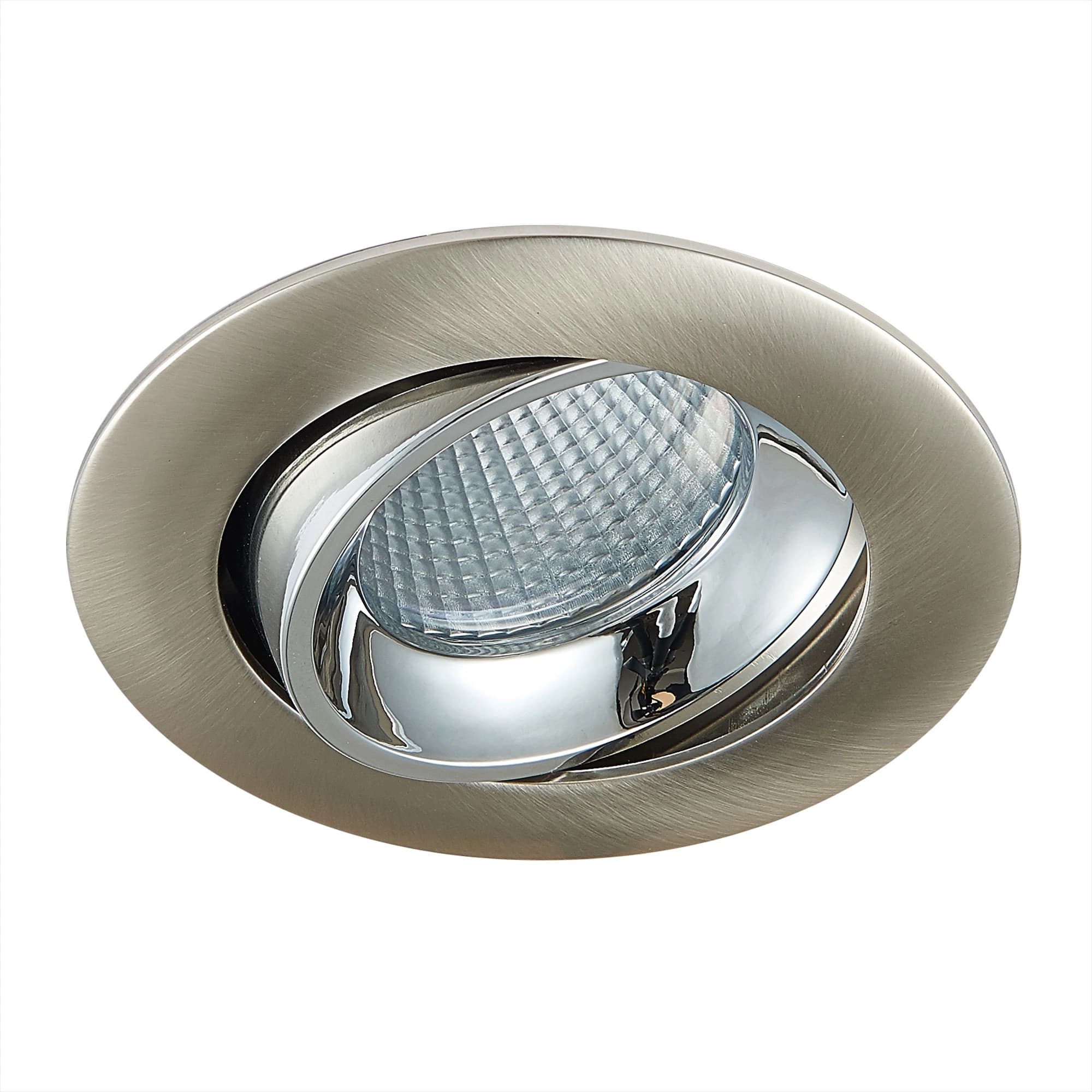 Citilux CLD001NW5 Альфа Хром Мат+Хром Светильник встраиваемый LED 7W*3500K — миниатюра 1