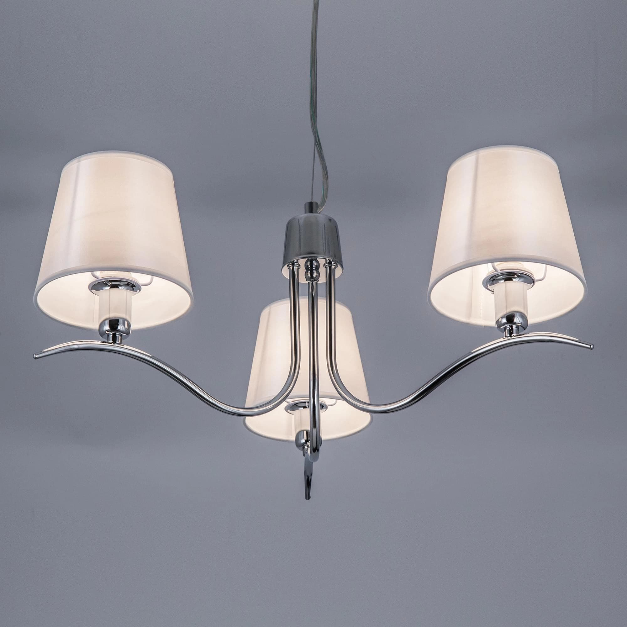 Citilux CL439131 Эмма Хром+Белый Светильник Люстра — миниатюра 5