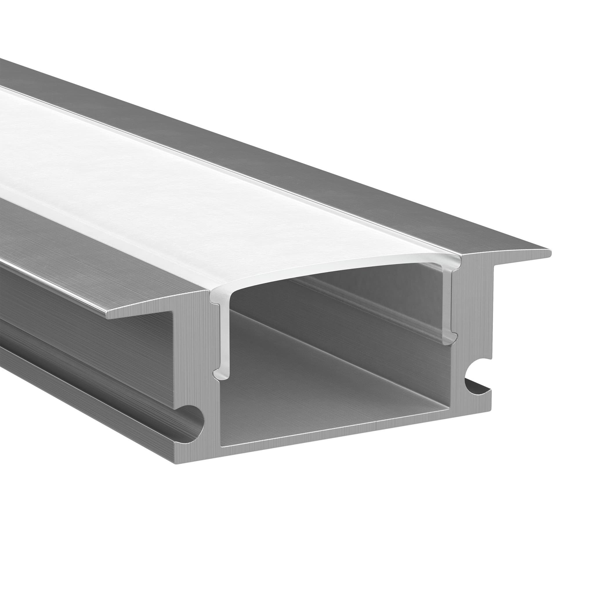 Lightstar Профиль с прямоугольным рассеивателем  Lightstar 409529
