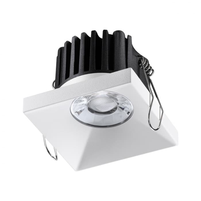 Novotech 358482 SPOT NT21 000 белый Светильник встраиваемый IP44 LED 3000K 10W 100-265V METIS