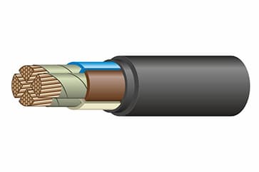 Кабель силовой медь ВВГнг(А)-FRLS 4x95мм² черный ГОСТ ВВГнг(А)-FRLS (180) 4*95 мс-1 — миниатюра 1