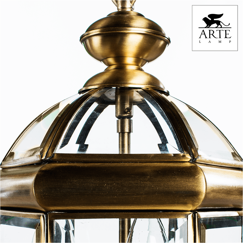 Arte Lamp Rimini Бронза/Прозрачный Светильник подвесной 60W E14 A6505SP-3AB — миниатюра 4