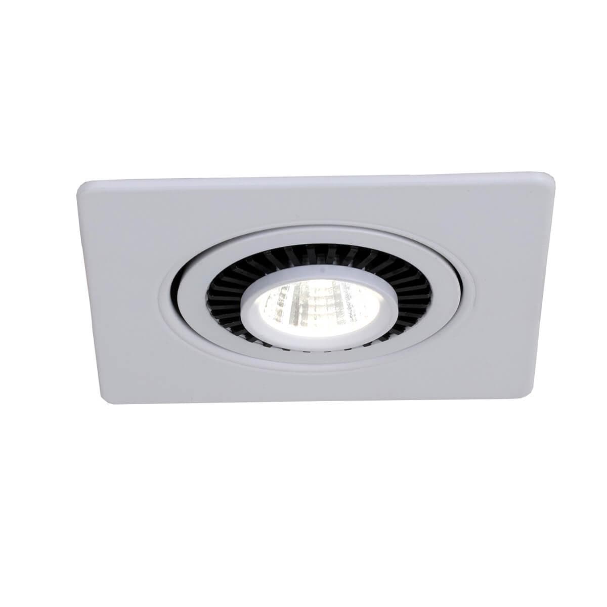 Favourite Cardine врезной светильник L120*W120*H35, cutout:L95*W95 1*LED*5W, 400LM, 4000K, included 2417-1U