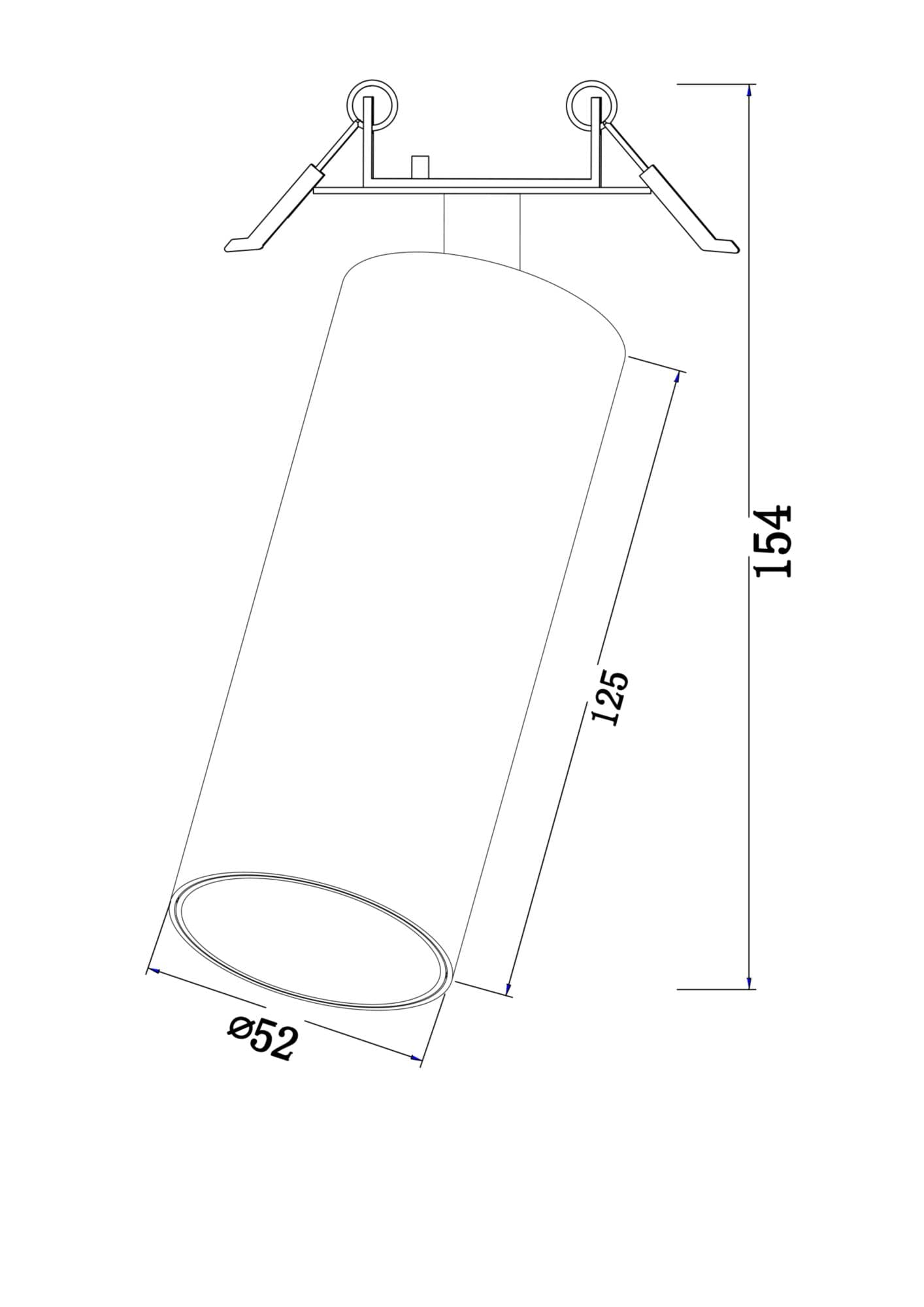 Maytoni Ceiling & Wall FOCUS LED Белый Встраиваемый светильник C053CL-L12W4K — миниатюра 3