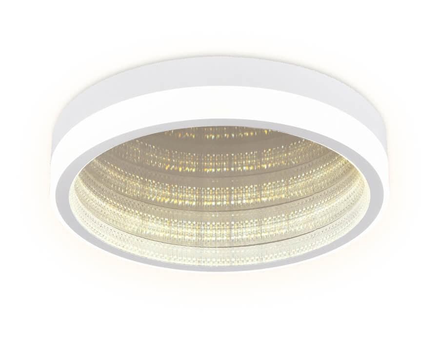 Ambrella Потолочный светодиодный светильник с пультом FA9431 WH белый 90W D500*90 (ПДУ РАДИО 2.4) — миниатюра 2