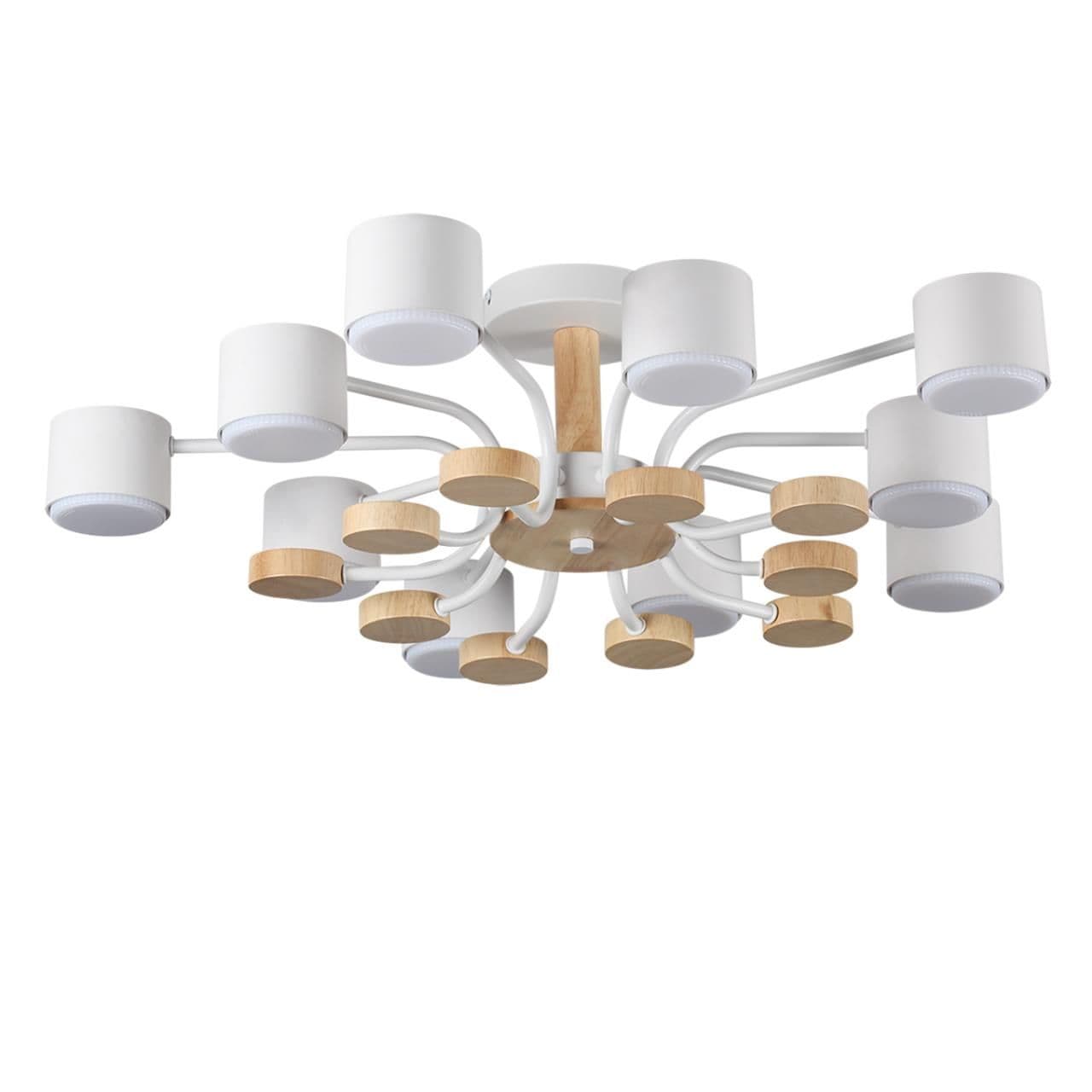 Lumion 8196/10C COMFI LN25 белый, металл/дерево/пластик Потолочный светильник LED GX53 10*9W 220V RONDO