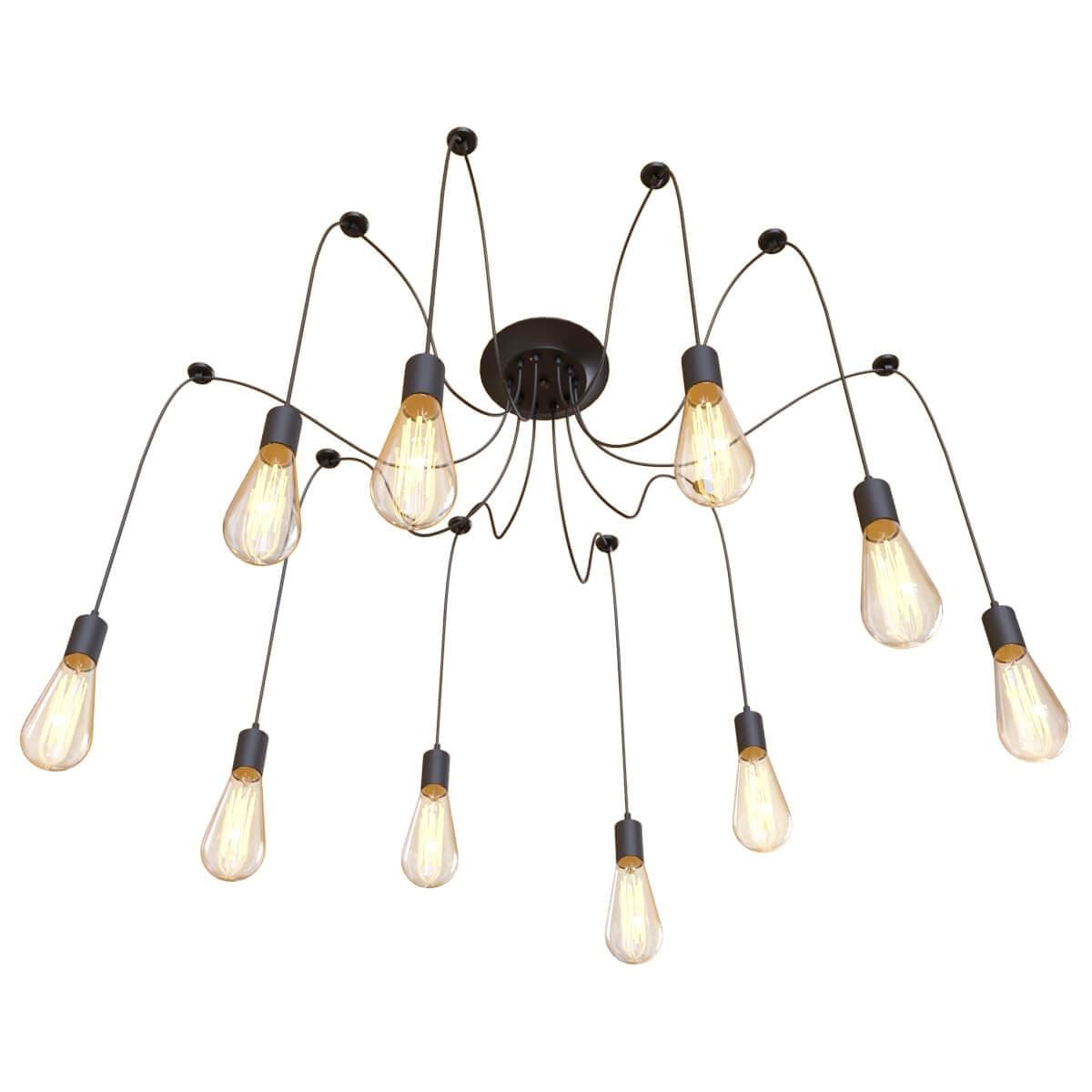 LOFT IT LOFT1162/10 Люстра подвесная 10xE27 max 40W LOFT1162/10, шт — миниатюра 3