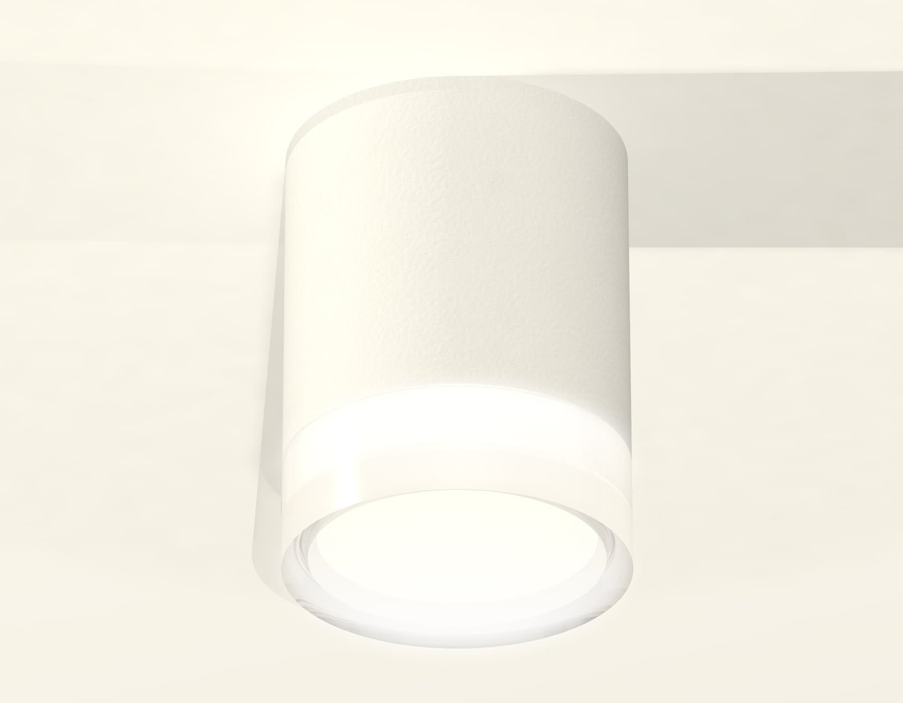 Ambrella Комплект накладного светильника XS6301064 SWH/FR/CL белый песок/белый матовый/прозрачный MR16 GU5.3 (C6301, N6241) — миниатюра 3