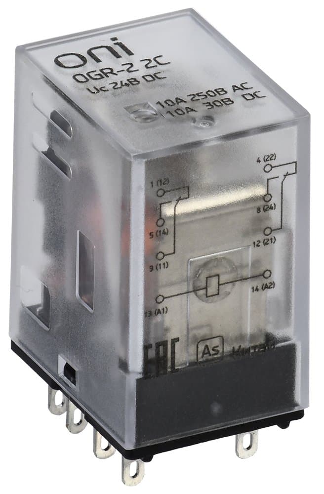IEK ONI Реле общ. назнач. OGR-2 2C 24В DC