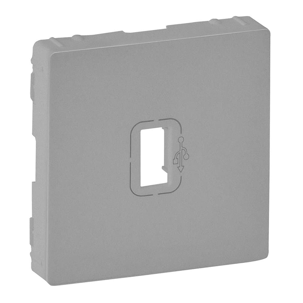 Legrand Valena LIFE Алюм Накладка розетки USB 3.0с подключенным разъемом 754752 — миниатюра 1